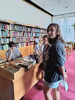 В библиотеке